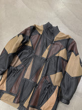 Load image into Gallery viewer, 1980s Yves Saint Laurent patchwork leather coat
