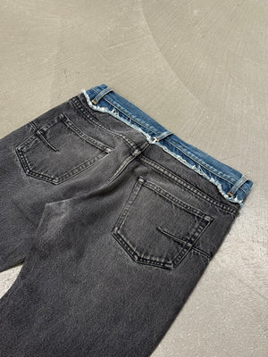A/W2006 Dior by Hedi cummerbund jeans
