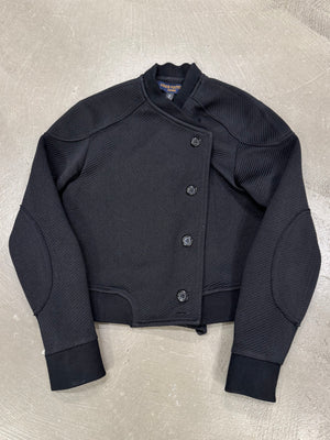 Louis Vuitton “uniforms” cropped black bomber jacket