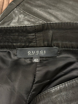 F/W 2001 Gucci By Tom Ford full zip leather pants