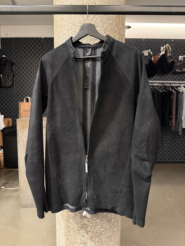 Isaac Sellam metal spine lambskin leather jacket
