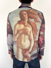 Load image into Gallery viewer, 1990s D&amp;G Botticelli Birth of Venus pointillism painting shirt
