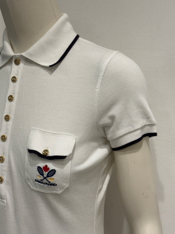 S/S2009 Dsquared2 tennis polo style mini dress