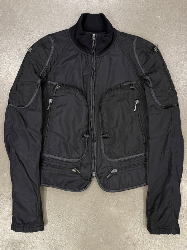 2000s Plein Sud cargo moto utility jacket