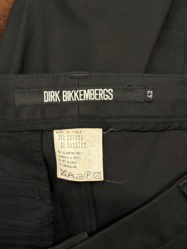 2000s Dirk Bikkembergs full zip flared pants