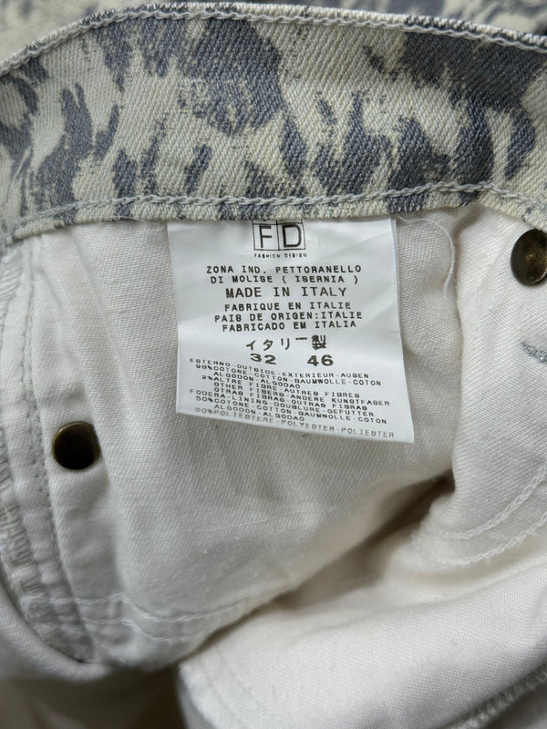 2000s Cavalli print pants