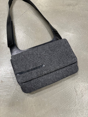S/S 1999 Prada leather and nylon shoulder bag