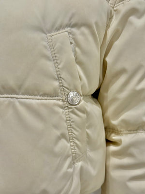 2000s Dsquared2 cropped down jacket with real fur