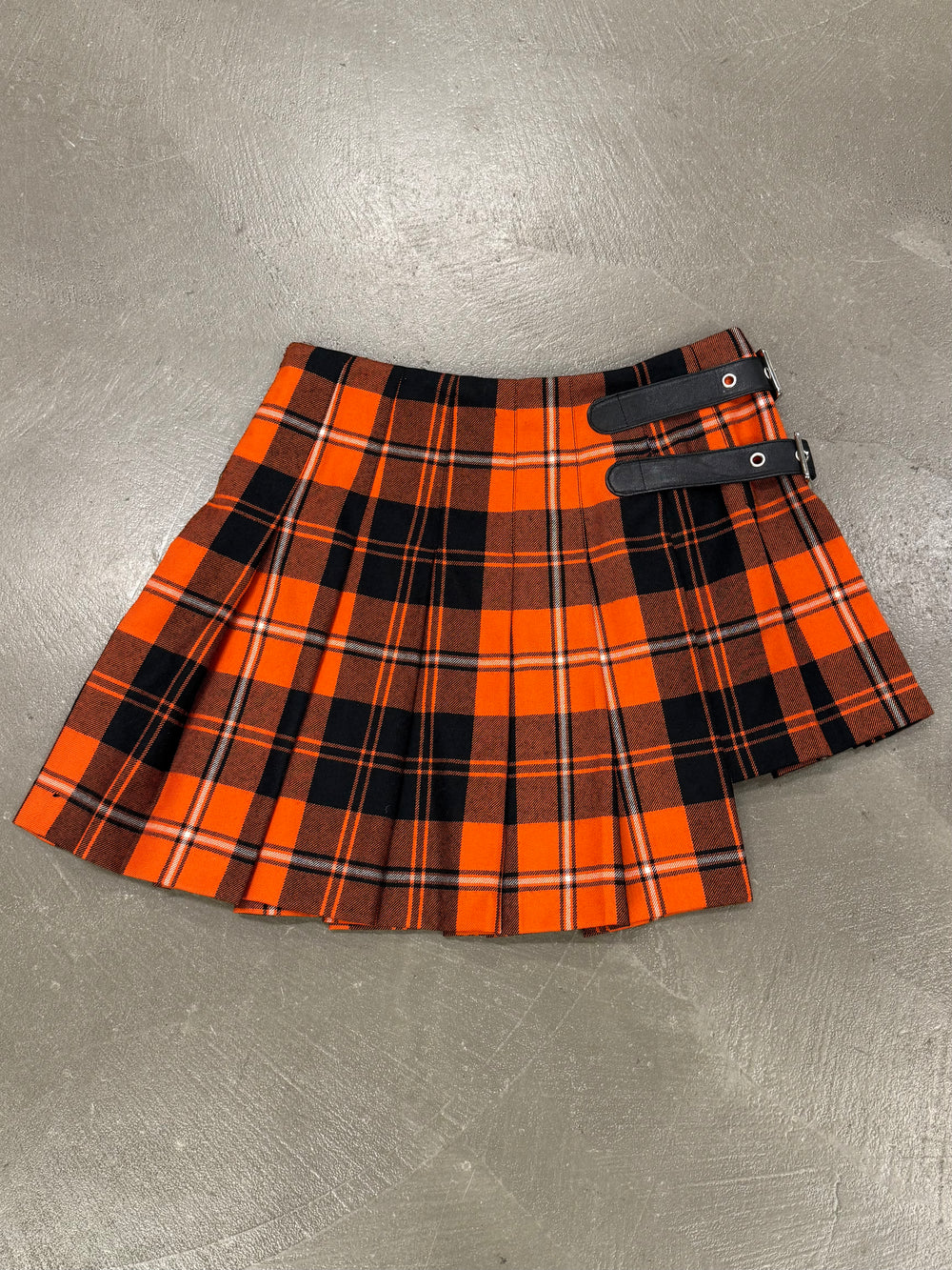 A/W2003 Dolce & Gabbana bondage tartan skirt