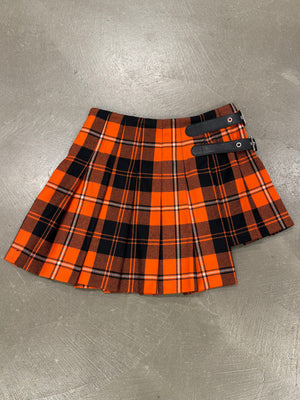 A/W2003 Dolce & Gabbana bondage tartan skirt