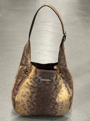 F/W1999 Gucci by Tom Ford Snakeskin hobo bag