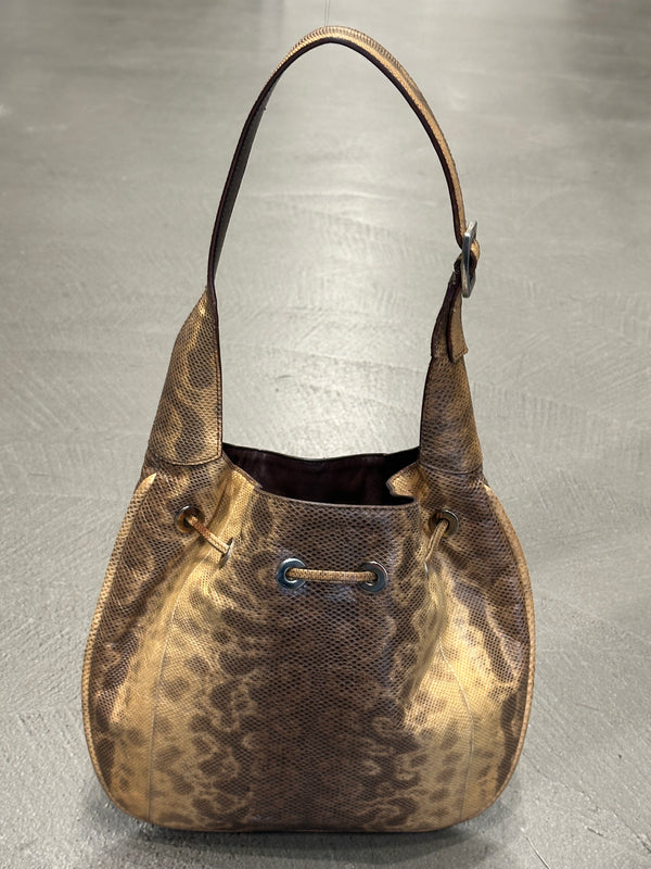 F/W1999 Gucci by Tom Ford Snakeskin hobo bag