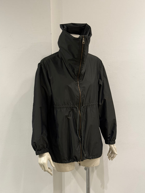 Prada oversized collar light jacket