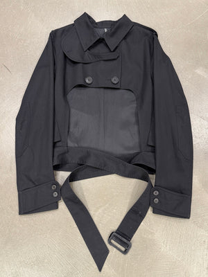 SS/2007 Dior by Hedi Slimane runway cropped trench coat