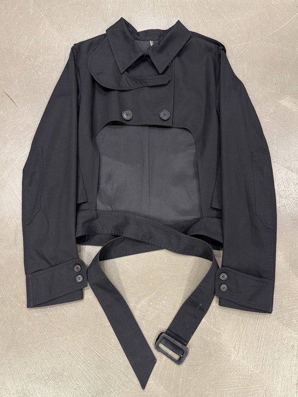 SS/2007 Dior by Hedi Slimane runway cropped trench coat