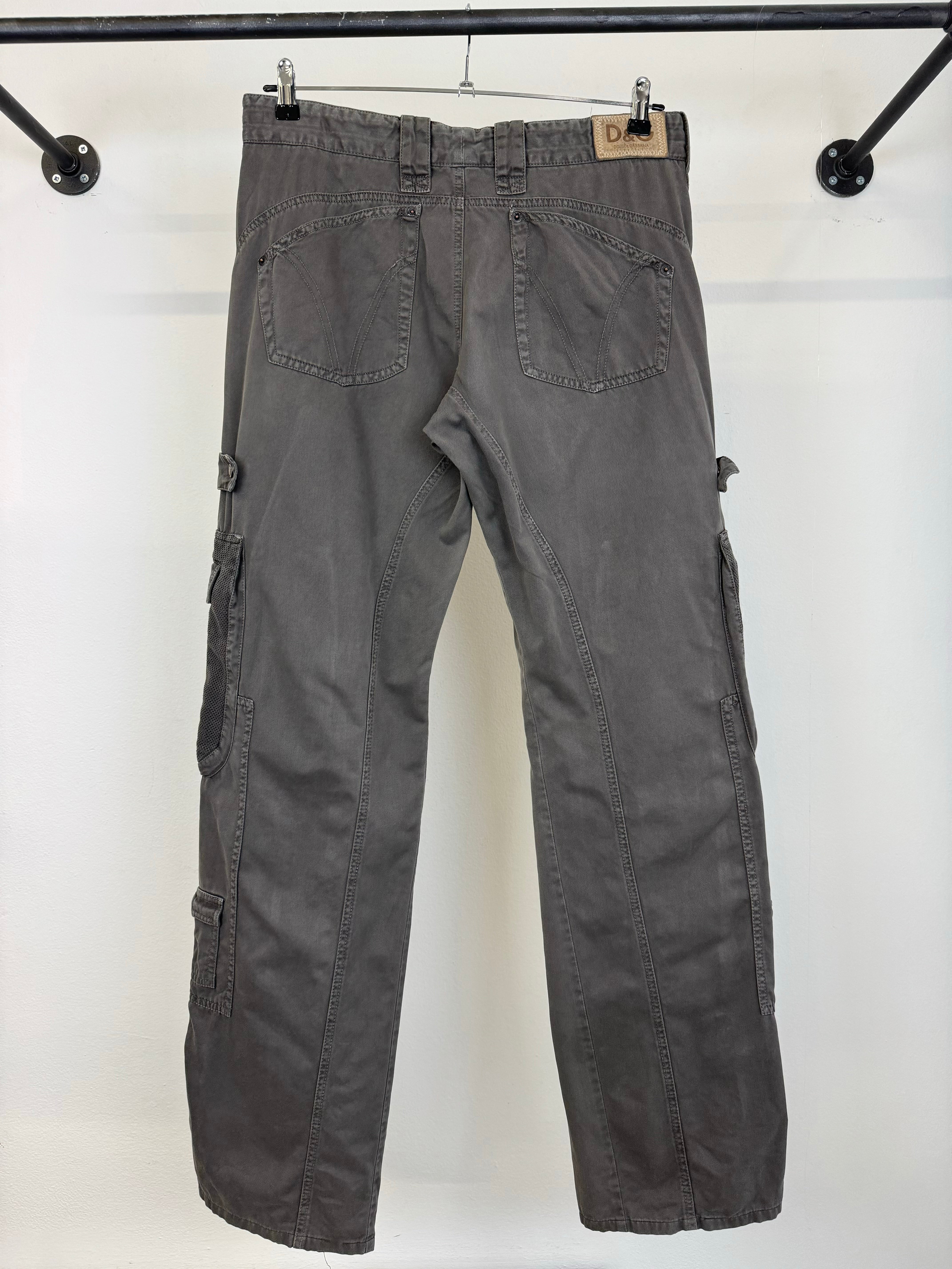 【2003ss】DOLCE&GABBANA multi pocket pants SS2003 Dolce & Gabbana military cargo pants