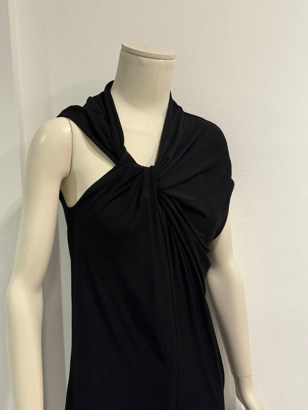 2000s Jean Paul Gaultier draped knot maxi dress