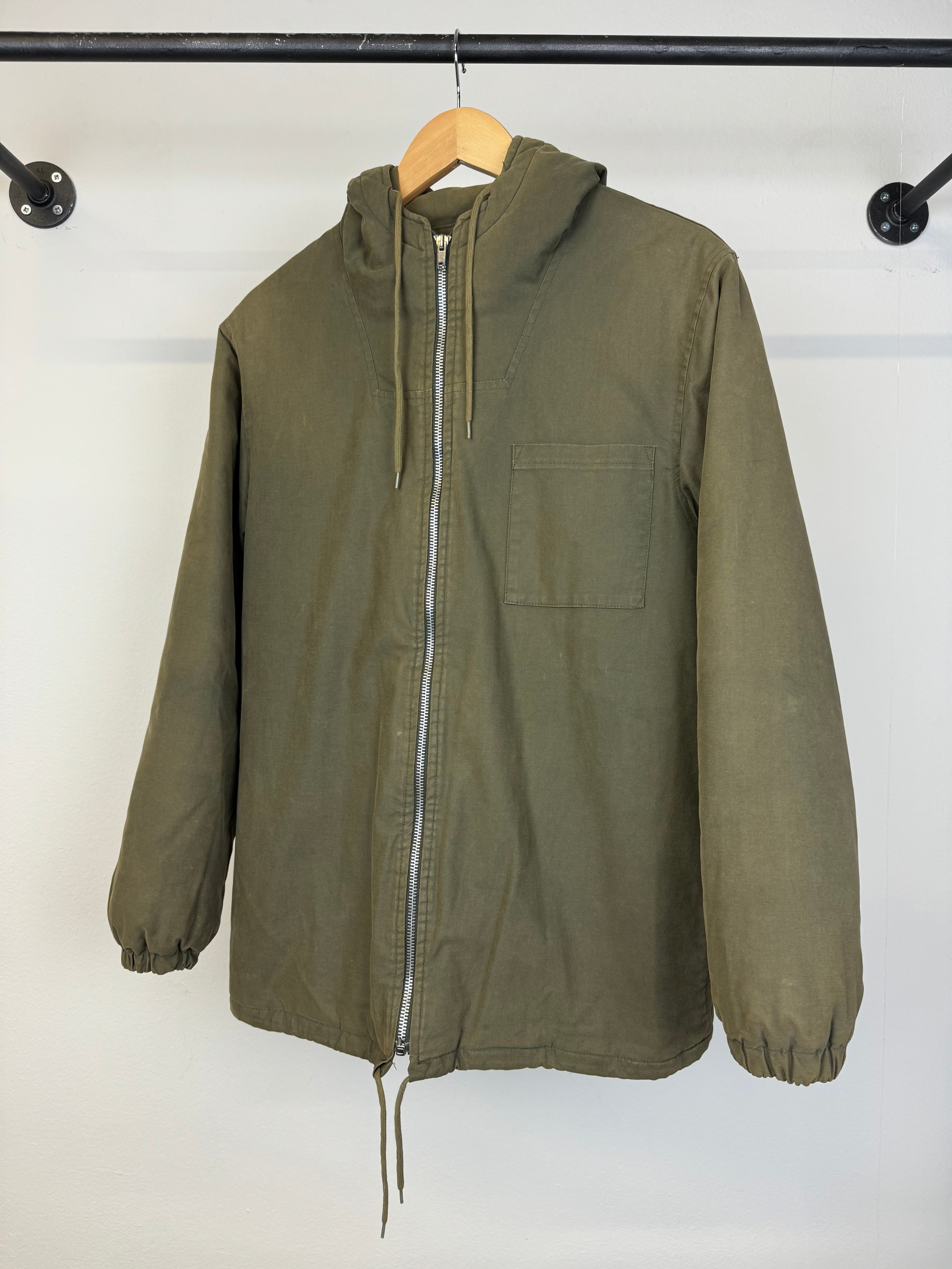 1999 Helmut Lang vintage cotton padded hooded jacket