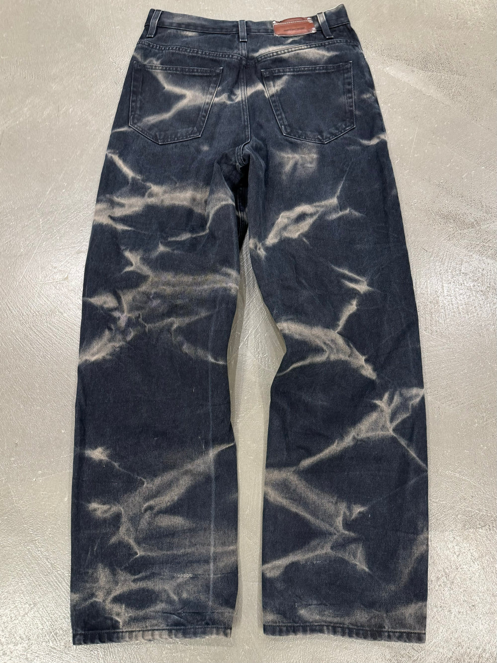 A/W 2022 Dries Van Noten acid electric pants