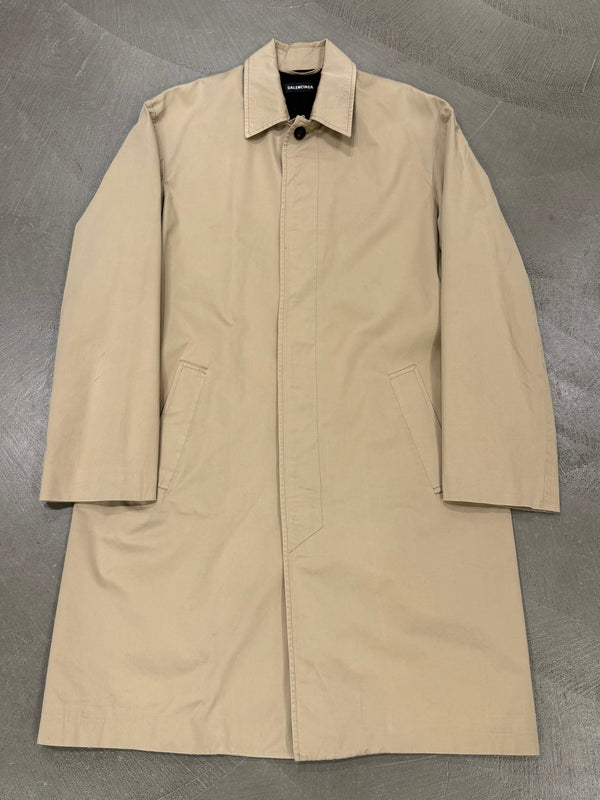 2020 Balenciaga oversized cotton coat