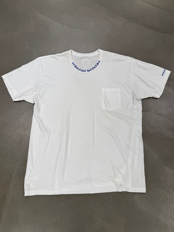Chrome Hearts neck letters logo T-shirt