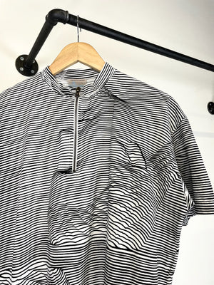 1980s Marithe Francois Girbaud abstract op-art t-shirt
