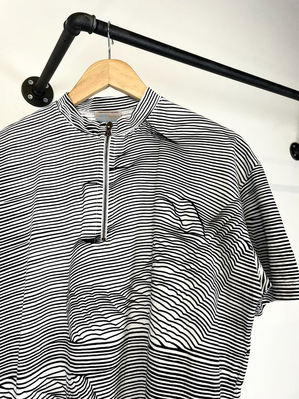1980s Marithe Francois Girbaud abstract op-art t-shirt