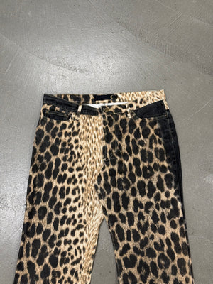 2000S Cavalli leopard print pants