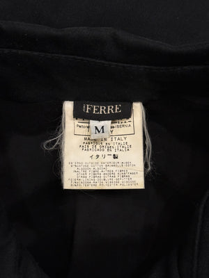 2000s Gianfranco Ferre bondage laced-up jacket