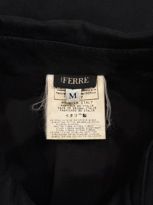 2000s Gianfranco Ferre bondage laced-up jacket