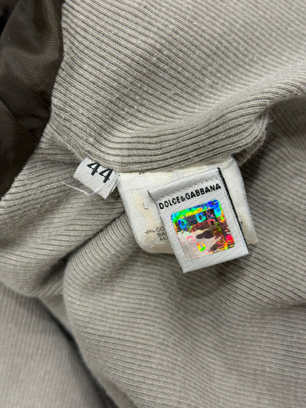 2000s Dolce & Gabbana cropped zipper military jacket