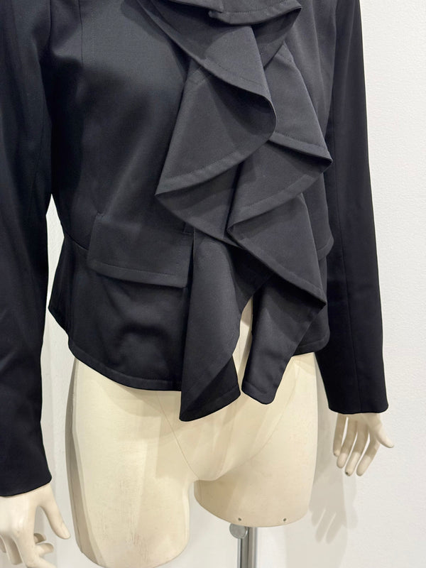 2003 Yves Saint Laurent by Tom Ford runway ruffle jacket