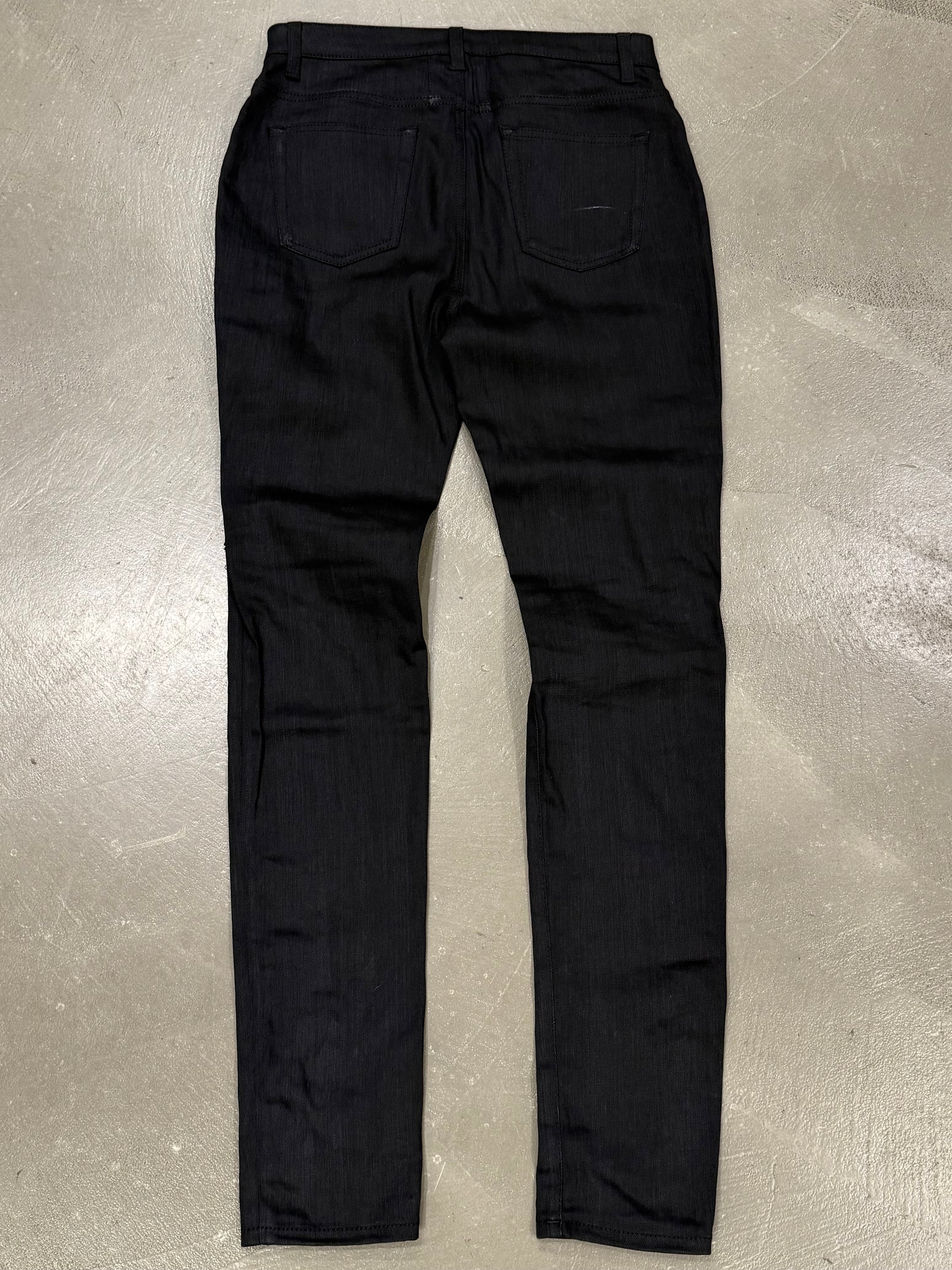 パンツ SAINT LAURENT by Hedi Slimane denim Hedi Slimane × Saint Laurent 2014 Distressed Chain Denim