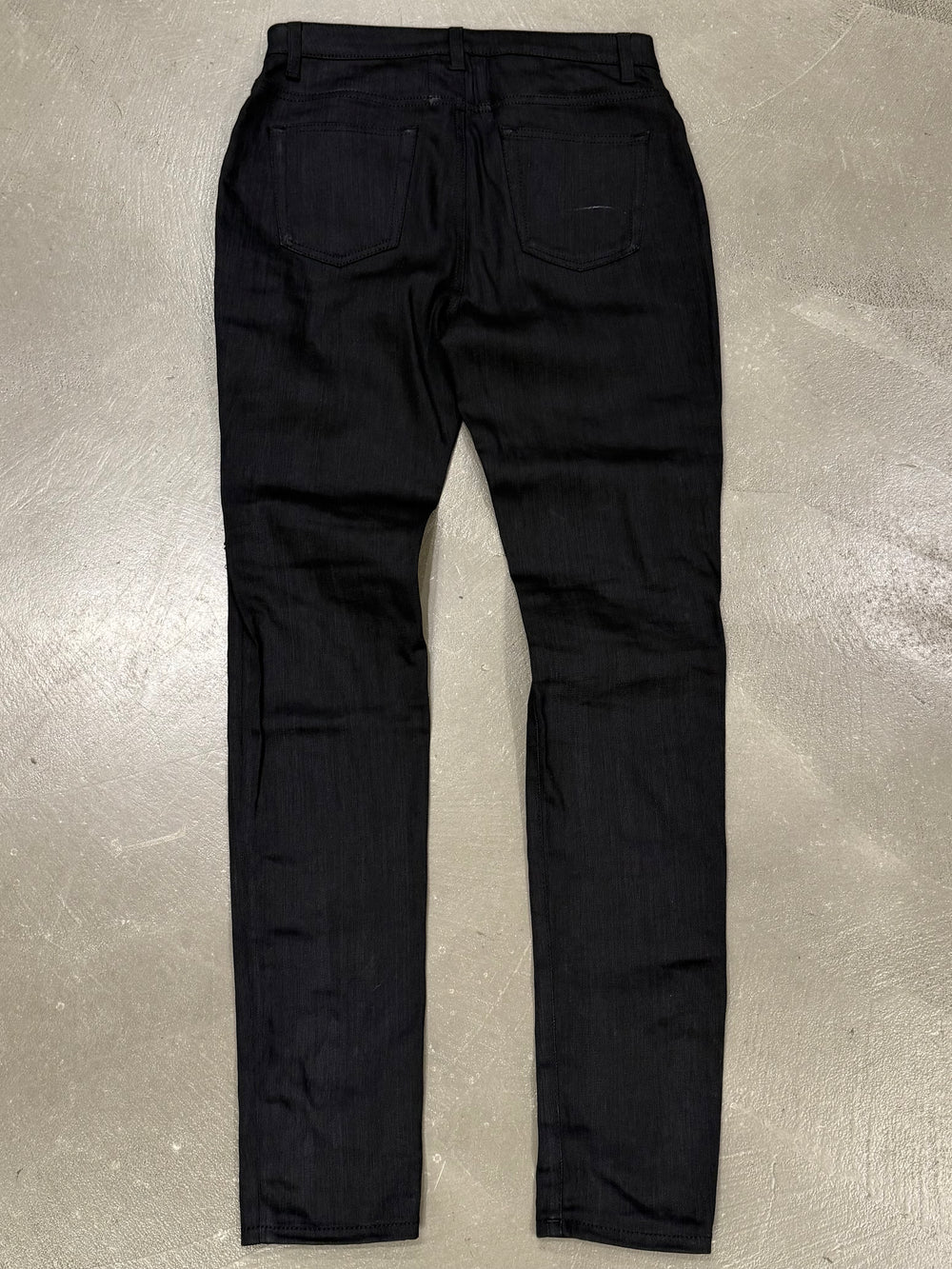 2015 Saint Laurent by Hedi Slimane distressed skinny jeans