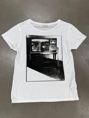 S/S2015 Saint Laurent by Hedi Slimane Bruce Conner "The Late Night" t-Shirt