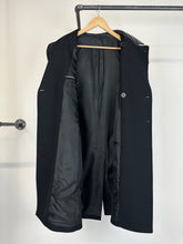 Load image into Gallery viewer, AW2001 Helmut Lang double breasted leather mask coat
