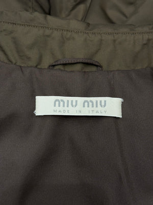 1999 Miu Miu hidden pocket nylon jacket