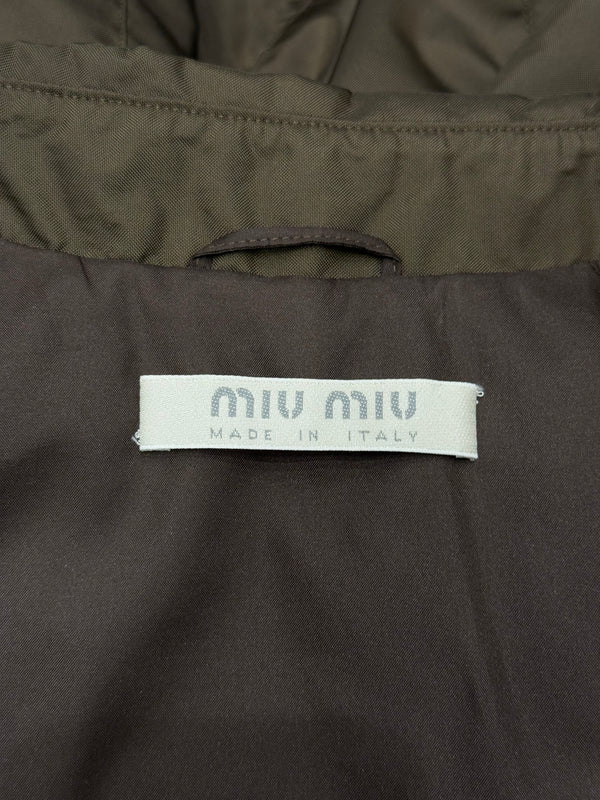 1999 Miu Miu hidden pocket nylon jacket