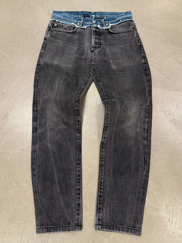A/W2006 Dior by Hedi cummerbund jeans