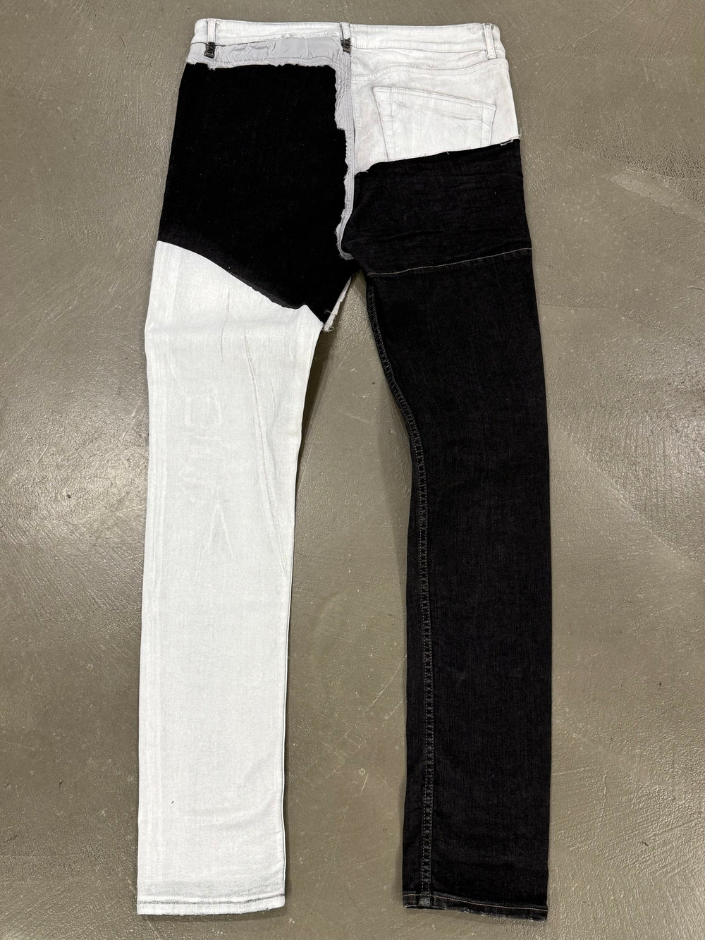 S/S2020 Rick Owens Tyrone painted sample jeans
