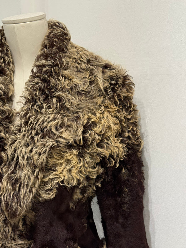 A/W1999 Roberto Cavalli Mongolian lamb fur jacket