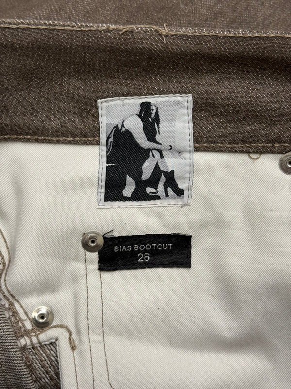 2022 Rick Owens “Bias Bootcut” flared denim