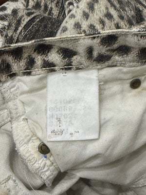 2000s Roberto Cavalli leopard print pants