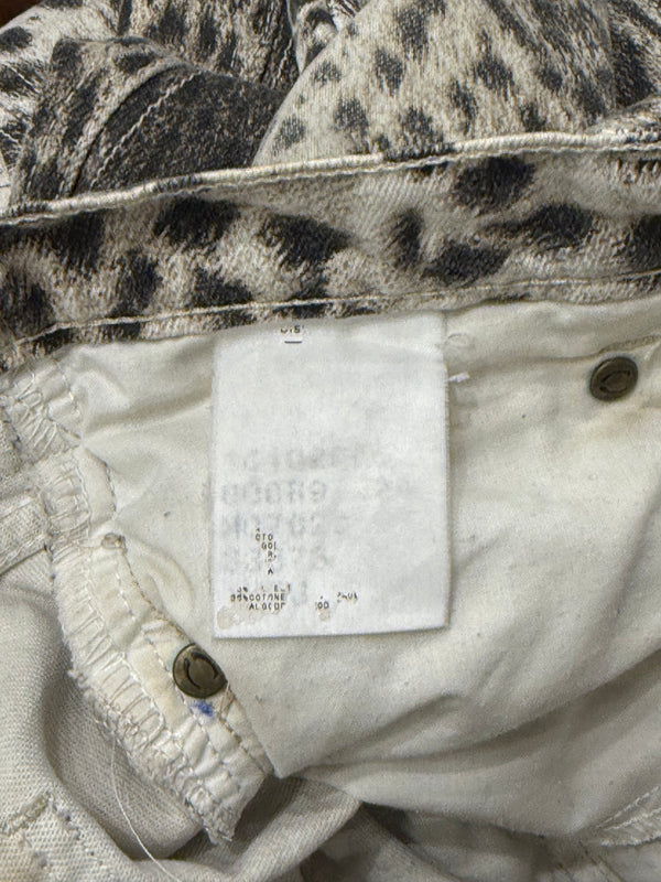2000s Roberto Cavalli leopard print pants