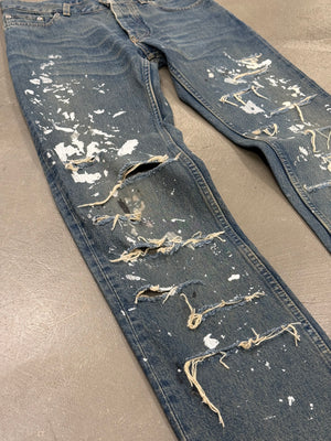 1998 Helmut Lang runway painter denim