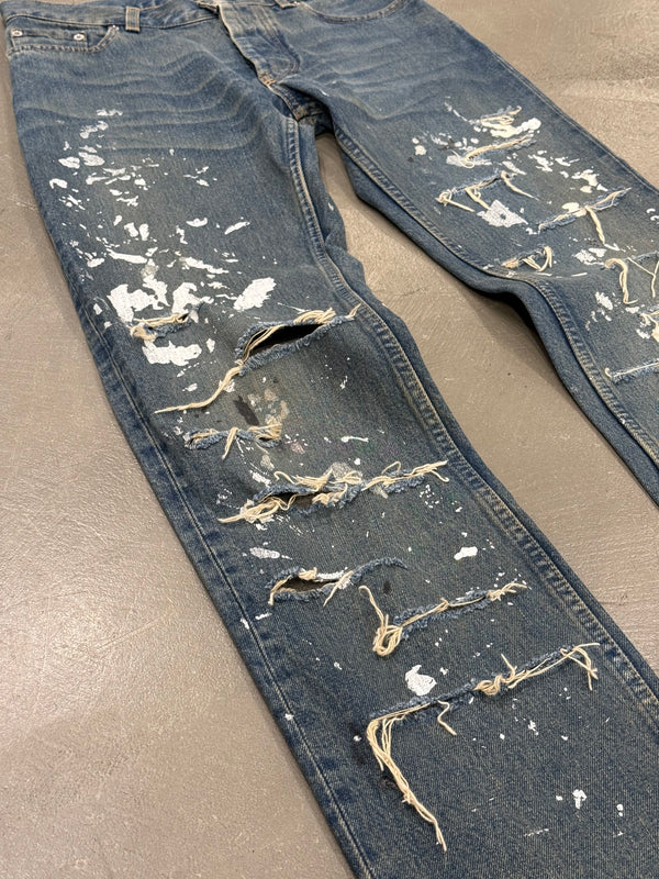 1998 Helmut Lang runway painter denim