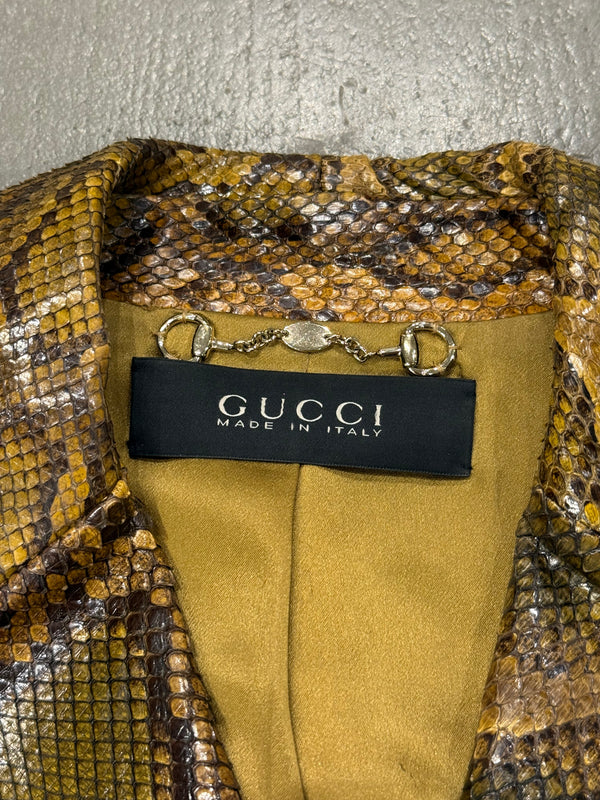 A/W2011 Gucci by Frida Giannini iconic runway python jacket