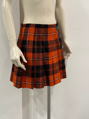 A/W2003 Dolce & Gabbana bondage tartan skirt