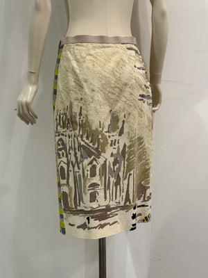 2018 Prada Duomo painting skirt