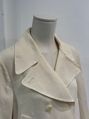 1996 Gucci by Tom Ford caban linen coat